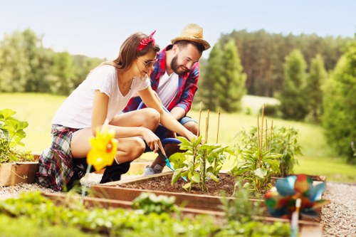 Lawn care expert selecting the right equipment